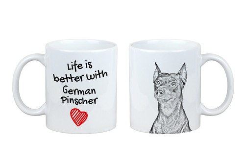 Pinscher tedesco tazza - , con