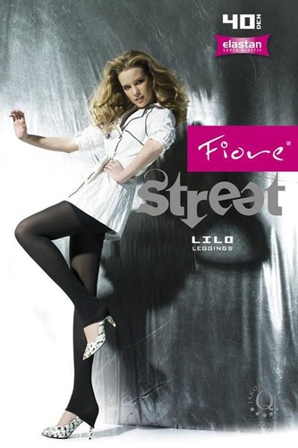 Leggings lilo nero opaco - leggings,