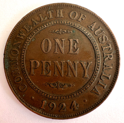 Moneta penny 1924 - un,