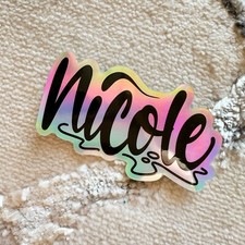 Adesivo nome: NICOLE |