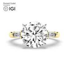 Anello Trilogy Solitario Tondo