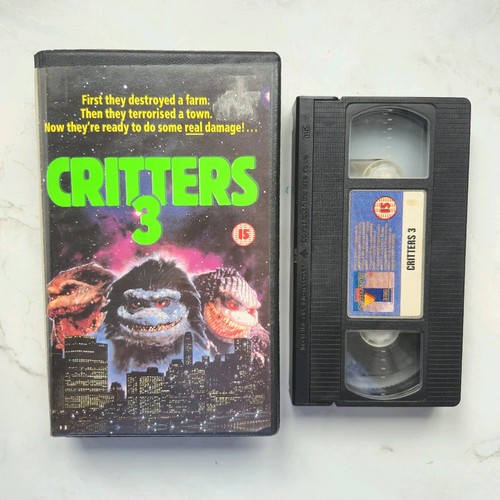 Critters vhs ex rental - critters, 3