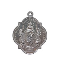 *HH* Medaglia Religiosa Votiva Devozionale Madonna Gibilmanna Cefalù Palermo