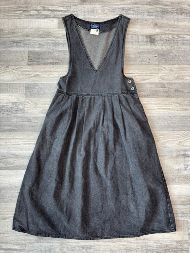 Abito smanicato maglione denim