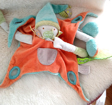 Doudou Et Compagnie Baby Comfort Coperta Pumone Orso Giocattolo Morbido Peluche