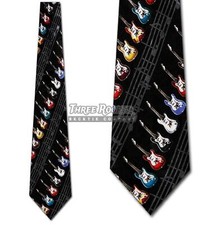 Guitar Tie Electric Neckties