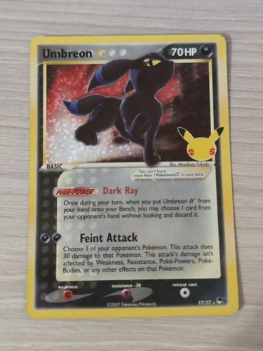 Umbreon gold star - umbreon,