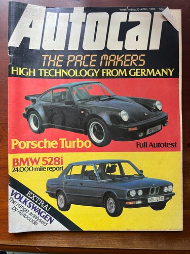 Autocar magazine 1983 - autocar,