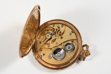 Orologio da taschino savonette SILVANA meccanico revisionato funzionante oro pl.