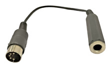 Cavo Adattatore Midi Mascio 5 Pin - Jack Femmina 6,35 mm Cavo 15 cm Usato