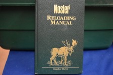 Nosler Manuale di Ricarica Numero Tre Copertina Rigida 1989 1pz Stampa firmata!!!!