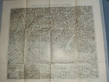 Cartina geografica - Campagna 1848 contro l'Austria