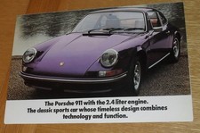 Porsche 911 2.4 Brochure