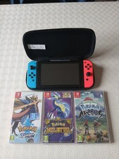 Nintendo Switch Console + 3 Giochi Pokemon + Dock, Carichino, Accessori