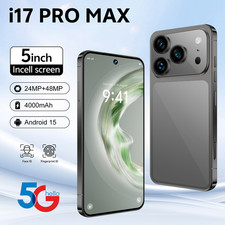 Nuovo smartphone I17 Pro max 5G 5,0" telefoni Android doppia SIM sbloccato in fabbrica