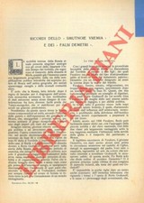 DE RITIS Beniamino - Ricordi