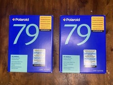 2x POLAROID 79 Expired 2009 - Polaroid 4x5 - Large Format - New Sealed