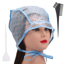 kit 3in1 cuffia ciocche capelli colore tintura tinta meches + spatola + pettine