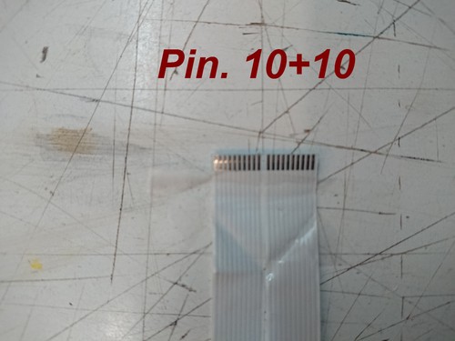 Cavo flat pin poli - 10+10, /