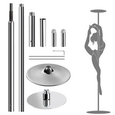 PALO POLE DANCE DANZA PROFESSIONALE ALTEZZA REGOLABILE GINNASTICA BALLO GIREVOLE