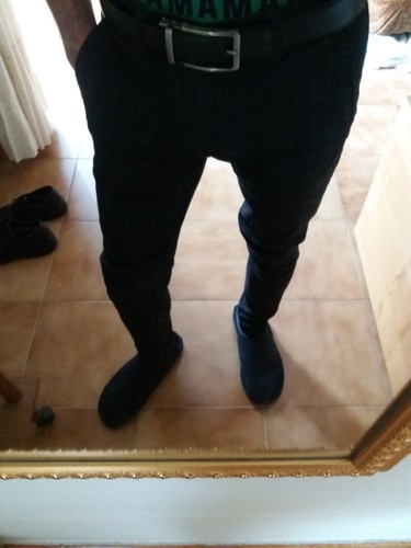 Pantalone nero uomo - pantalone, taglia