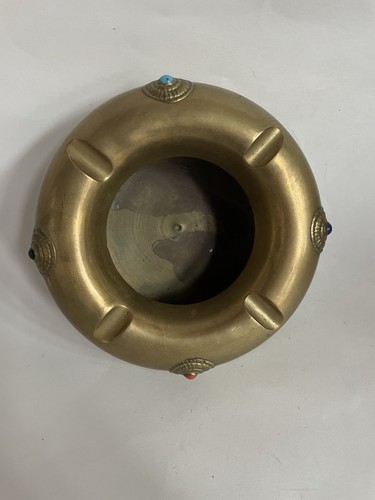 Posacenere ottone massiccio - posacenere,