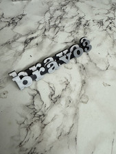 Scritta Targhetta Piaggio Bravo 3 Marce Logo