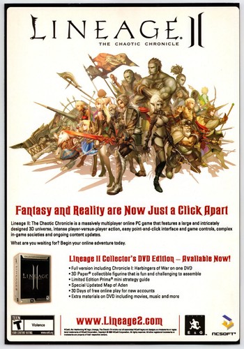 Lineage mmorpg gioco pc - ii,