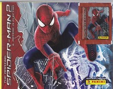 uomo ragno prima 1 edizione album figurine spider-man 2 vuoto nuovo + pacchetto