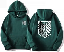 Felpa Con Cappuccio Attack On Titan Corpo Di Ricerca Streetwear Pullover Vestiti
