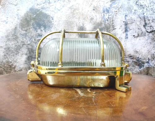 Luce copriparatia ovale - , ottone