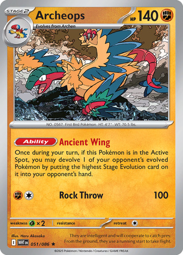Archeops 051 086 holo - -, rara