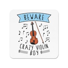 Beware Crazy Violin Boy Fridge