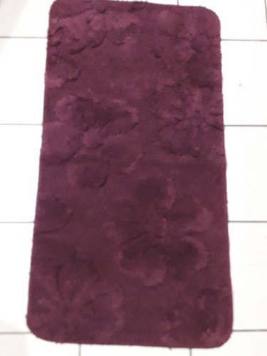 Tappeto viola vinaccia bagno - vinaccia,