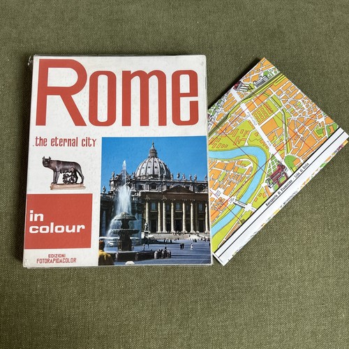 Vintage rome travel guide book - vintage,