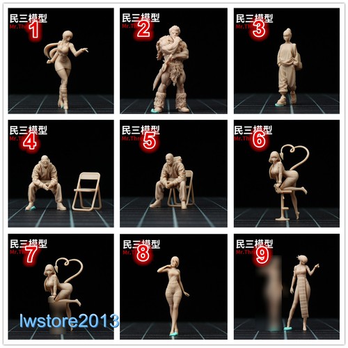 Modellino diorama figure
