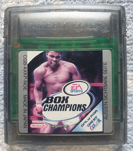 Box champions game boy color - box,