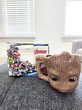 Tazza Marvel Guardiani della Galassia 3D Baby Groot 350 ml Caneca ZonaCriativa