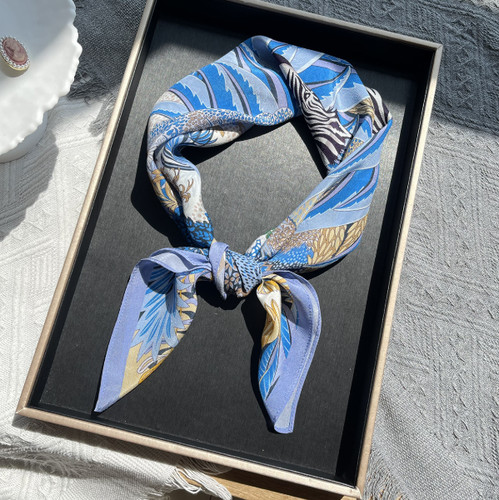 Sciarpa bandana scialle seta