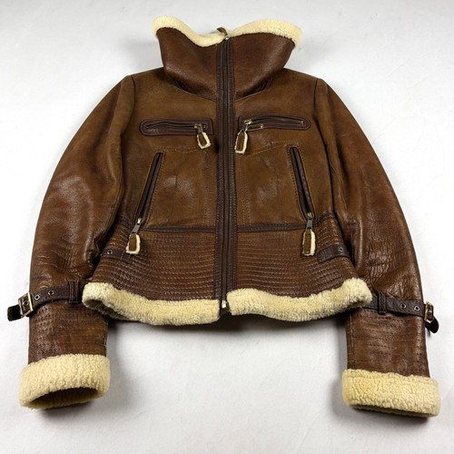 Vintage shearling leather - shearling,