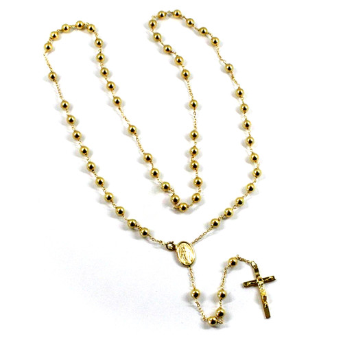 Collana rosario oro giallo - oro,