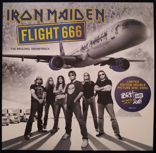 Picture iron maiden flight - lp,