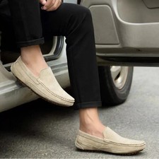 Mocassini Uomo Beige Estivi