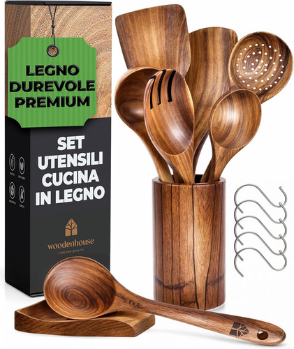 Set mestoli legno - set,