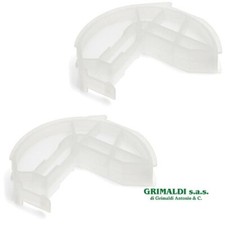 COPPIA GUIDA PORTA FRENO PORTA LAVASTOVIGLIE WHIRLPOOL 481240448746 481240448591