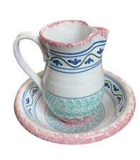 Set ceramica brocca e lavabo