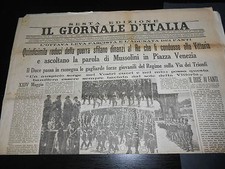 1934 RE MUSSOLINI REDUCI WW1
