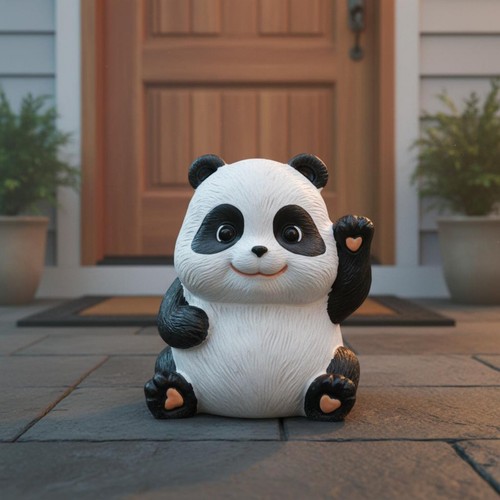 Statuetta panda resistente - statuetta,
