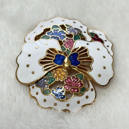 Avon spilla vintage bianca - spilla,
