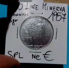 100 lire 1957 SPL (1) Ottimi